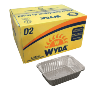 Bandeja de Alumínio Wyda - D2 1000ml