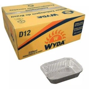 Bandeja de Alumínio Wyda - D12 220ml