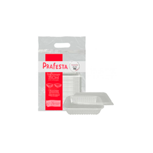 Pote Retangular 350ml Freezer e Microondas - Prafesta