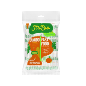 Caixa Canudo Fast Food It’s Bio 3000und - Strawplast